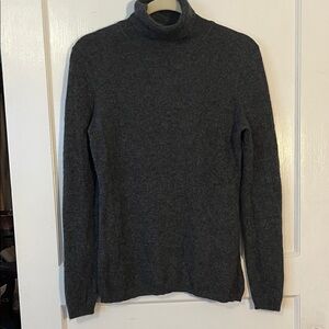 Gray Turtleneck Sweater